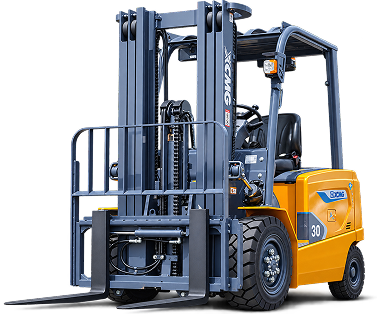 Yellow and black XCMG forklift